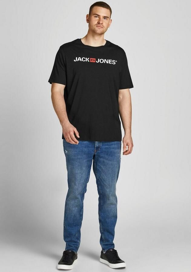 Jack & Jones PlusSize T-shirt CORP met print en comfortabele ronde hals bedrukt modieus regular fit katoen ronde hals - Foto 5