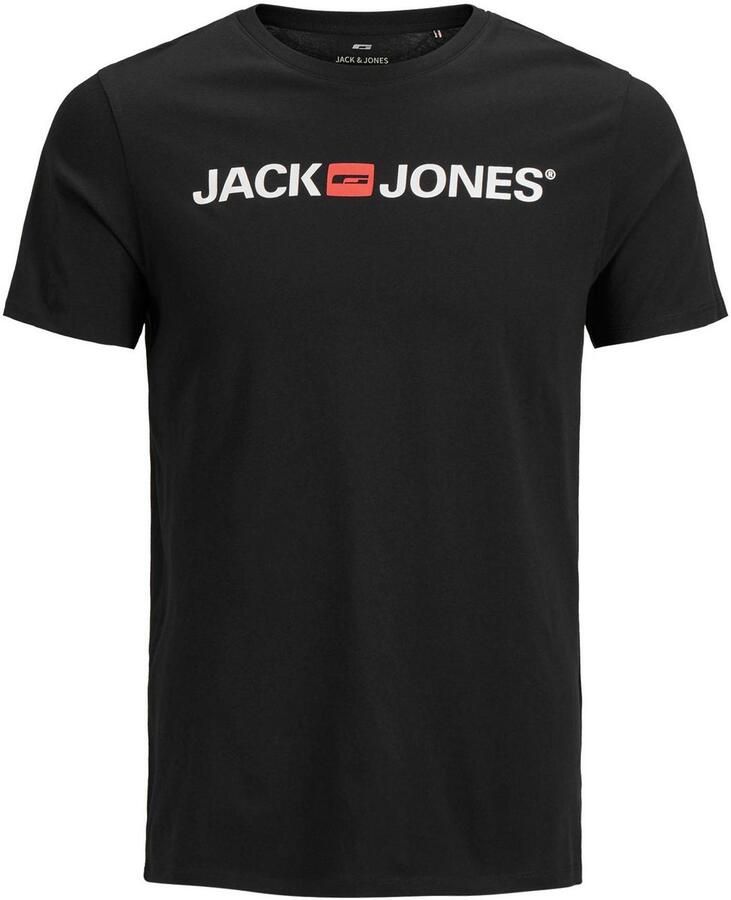 Jack & Jones PlusSize T-shirt CORP met print en comfortabele ronde hals bedrukt modieus regular fit katoen ronde hals