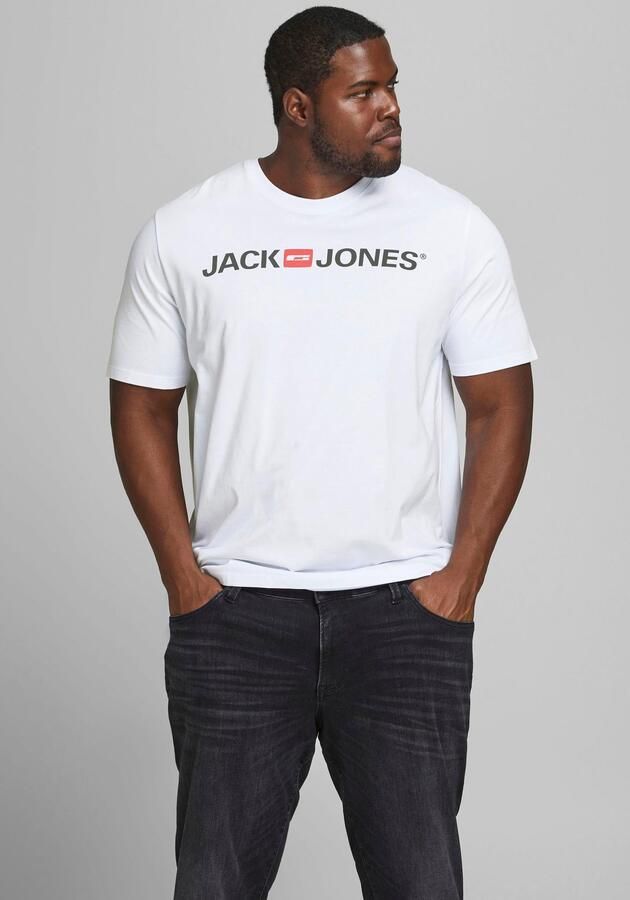Jack & Jones PlusSize T-shirt CORP met print en comfortabele ronde hals bedrukt modieus regular fit katoen ronde hals - Foto 8