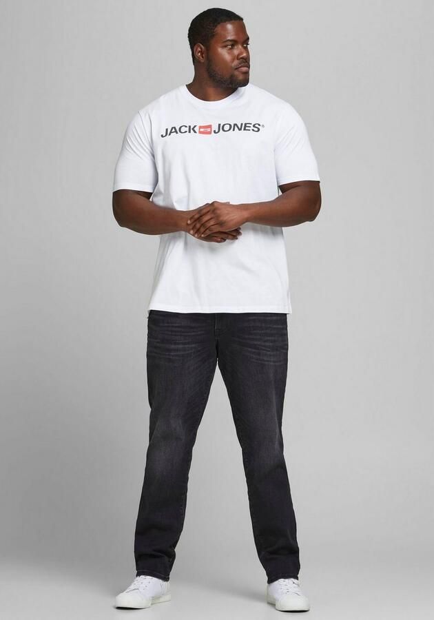 Jack & Jones PlusSize T-shirt CORP met print en comfortabele ronde hals bedrukt modieus regular fit katoen ronde hals - Foto 7