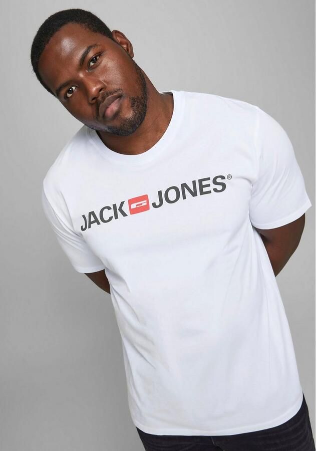 Jack & Jones PlusSize T-shirt CORP met print en comfortabele ronde hals bedrukt modieus regular fit katoen ronde hals - Foto 5