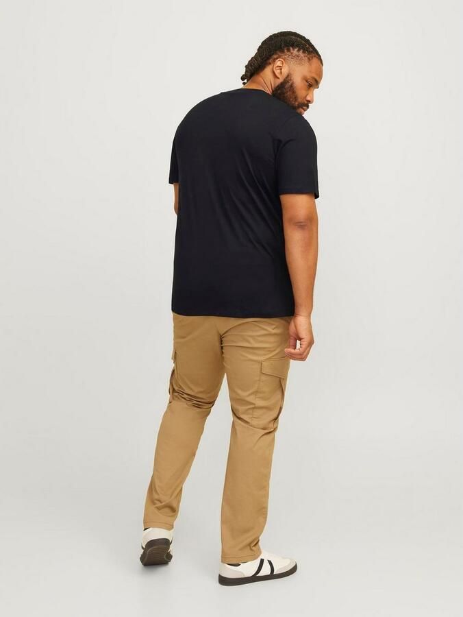 Jack & Jones PlusSize T-shirt JJECALEB VARSITY TEE SS O-NECK NOOS PLS - Foto 6