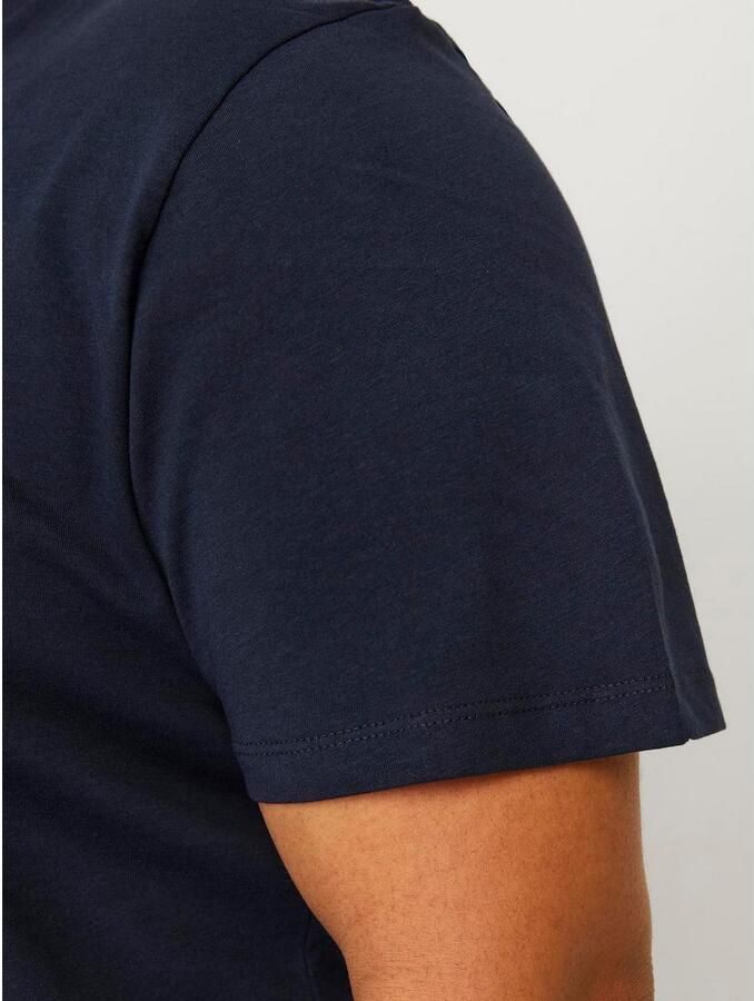 Jack & Jones PlusSize T-shirt JJECALEB VARSITY TEE SS O-NECK NOOS PLS - Foto 5