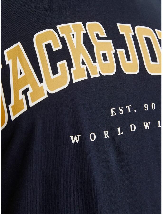 Jack & Jones PlusSize T-shirt JJECALEB VARSITY TEE SS O-NECK NOOS PLS - Foto 3