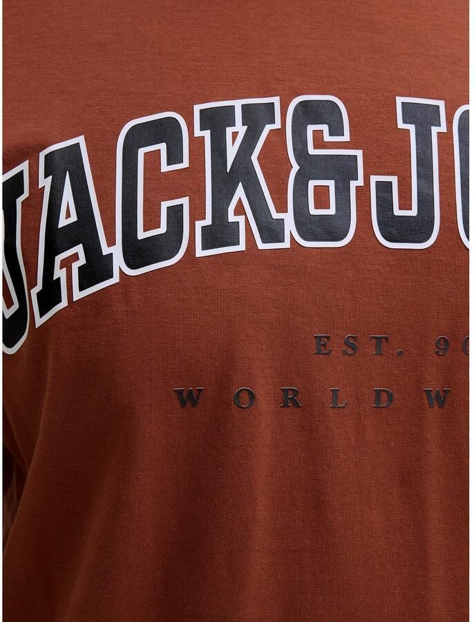 Jack & Jones PlusSize T-shirt JJECALEB VARSITY TEE SS O-NECK NOOS PLS - Foto 2