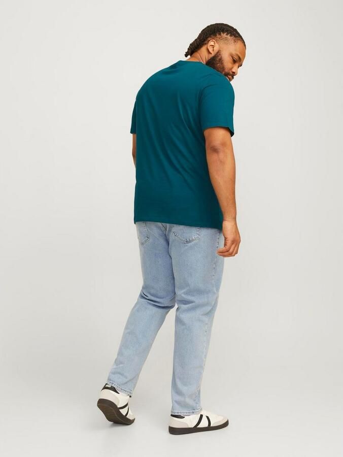 JACK & JONES PLUS SIZE slim fit T-shirt JJECORP Plus Size met printopdruk - Foto 5