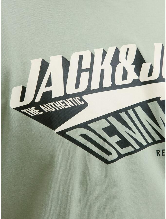Jack & Jones PlusSize T-shirt JJELOGO TEE SS ONECK 2 COL AW25 NOOS PLS - Foto 3