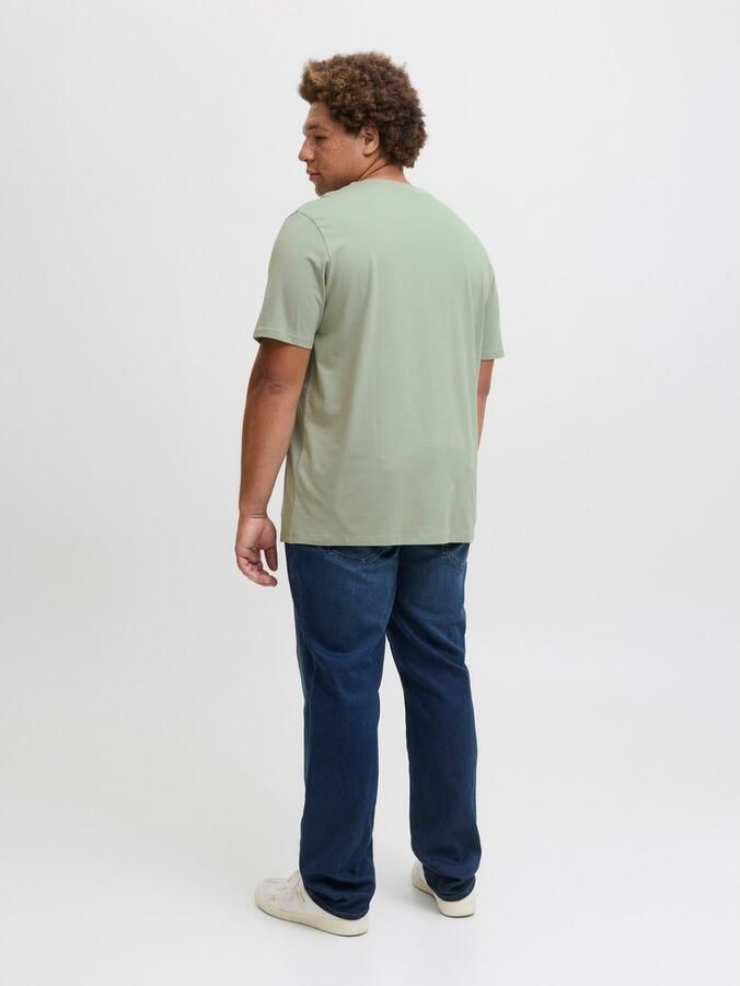 Jack & Jones PlusSize T-shirt JJELOGO TEE SS ONECK 2 COL AW25 NOOS PLS - Foto 7