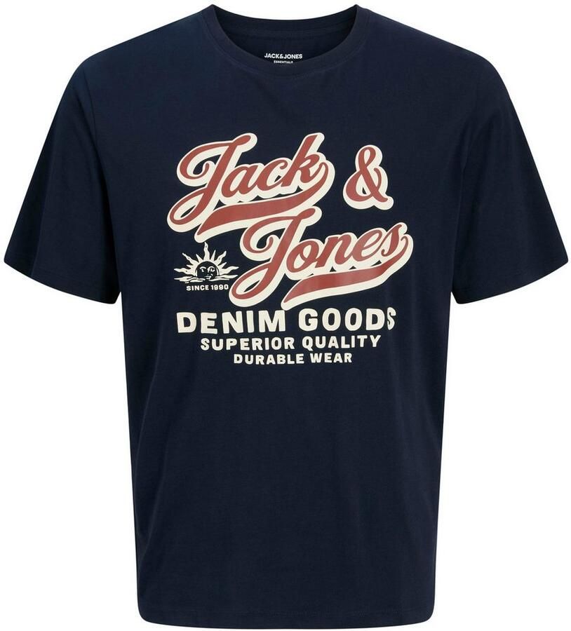 Jack & Jones PlusSize T-shirt JJELOGO TEE SS ONECK 2 COL AW25 NOOS PLS