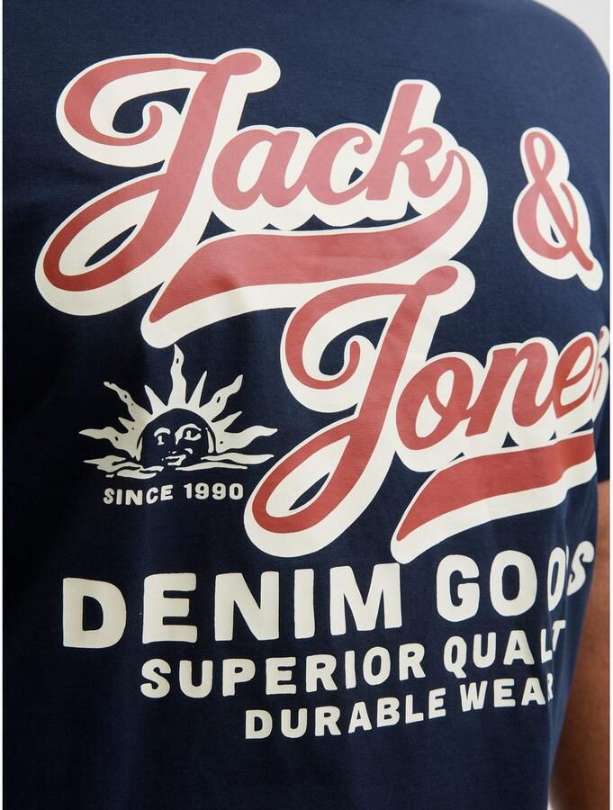 Jack & Jones PlusSize T-shirt JJELOGO TEE SS ONECK 2 COL AW25 NOOS PLS - Foto 5