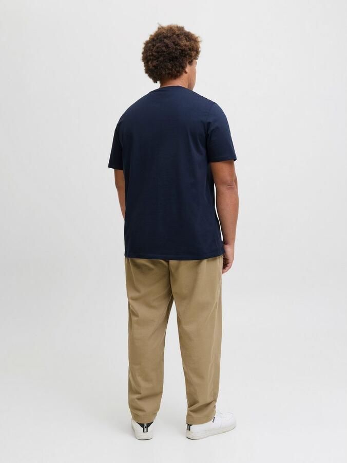 Jack & Jones PlusSize T-shirt JJELOGO TEE SS ONECK 2 COL AW25 NOOS PLS - Foto 7