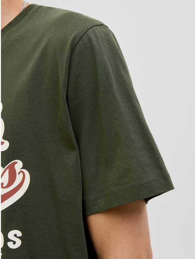 Jack & Jones PlusSize T-shirt JJELOGO TEE SS ONECK 2 COL AW25 NOOS PLS - Foto 4