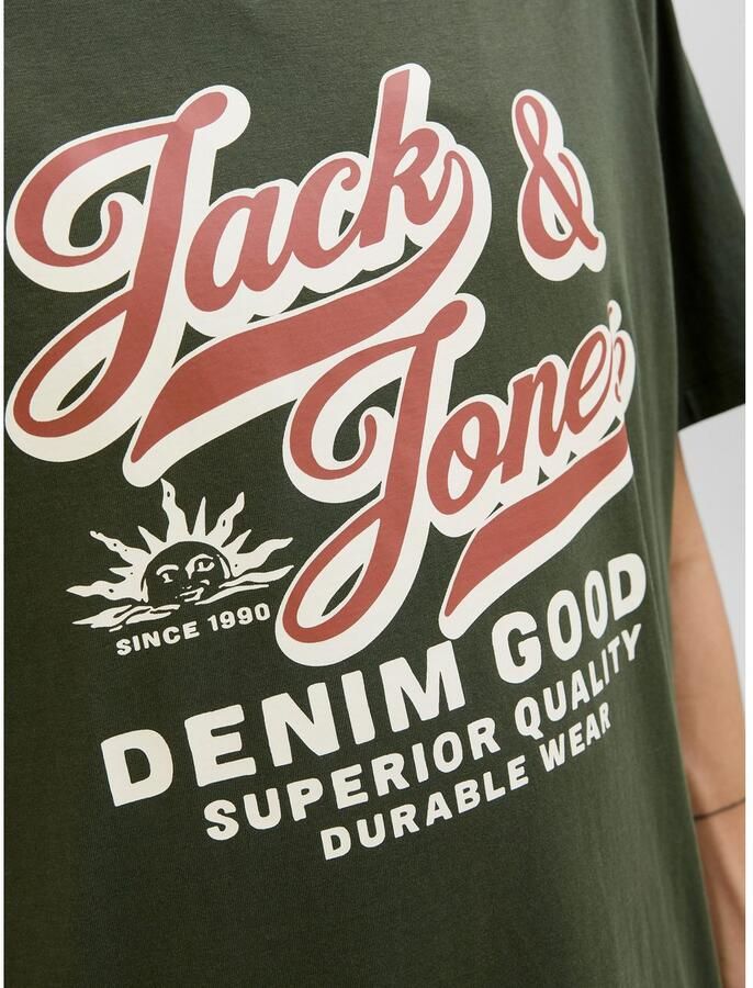 Jack & Jones PlusSize T-shirt JJELOGO TEE SS ONECK 2 COL AW25 NOOS PLS