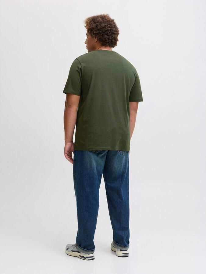 Jack & Jones PlusSize T-shirt JJELOGO TEE SS ONECK 2 COL AW25 NOOS PLS - Foto 7