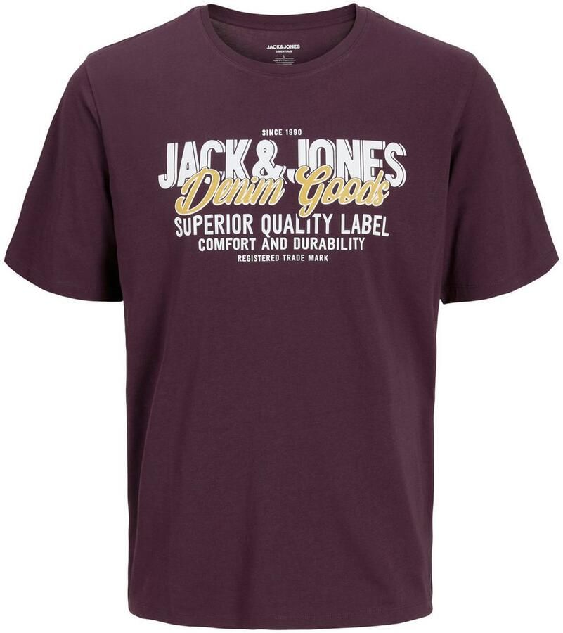 Jack & Jones PlusSize T-shirt JJELOGO TEE SS ONECK 2 COL AW25 NOOS PLS - Foto 2