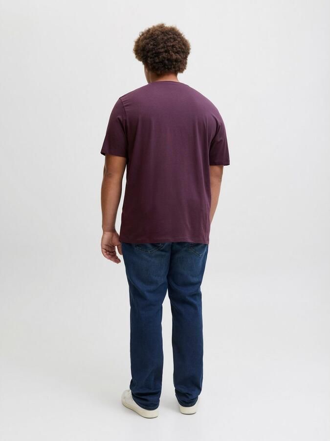 Jack & Jones PlusSize T-shirt JJELOGO TEE SS ONECK 2 COL AW25 NOOS PLS - Foto 8