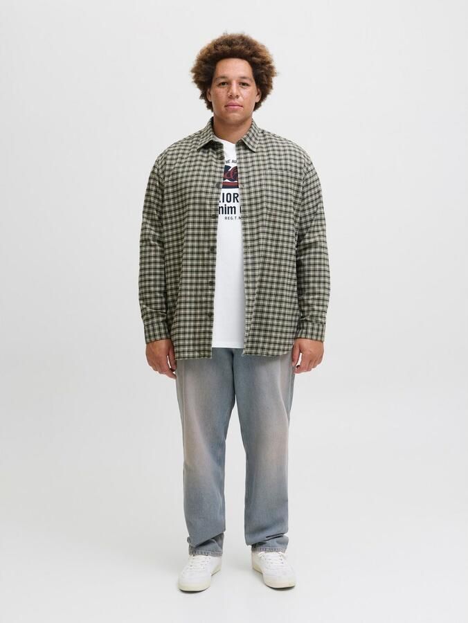 Jack & Jones PlusSize T-shirt JJELOGO TEE SS ONECK 2 COL AW25 NOOS PLS - Foto 7