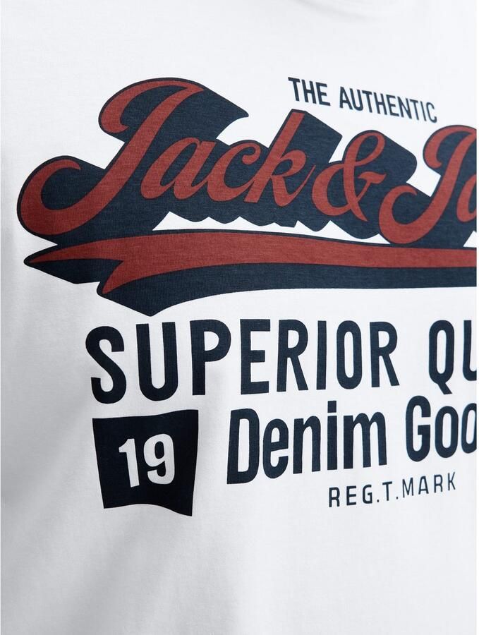 Jack & Jones PlusSize T-shirt JJELOGO TEE SS ONECK 2 COL AW25 NOOS PLS - Foto 5