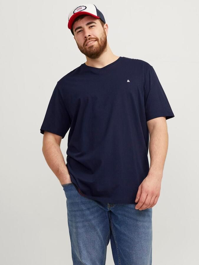Jack & Jones PlusSize T-shirt JJEPAULOS TEE SS CREW NECK NOOS PLS - Foto 6