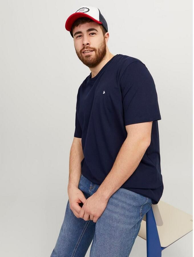 Jack & Jones PlusSize T-shirt JJEPAULOS TEE SS CREW NECK NOOS PLS
