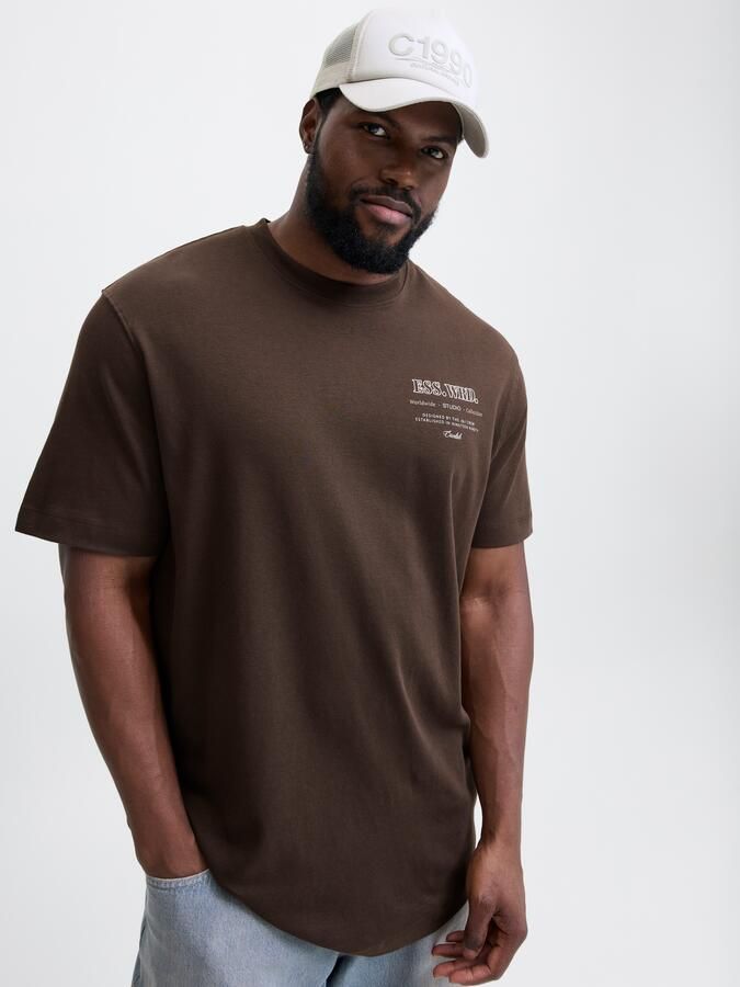 Jack & Jones PlusSize T-shirt JJEURBAN EDGE STUDIO TEE SS SN PLS - Foto 2