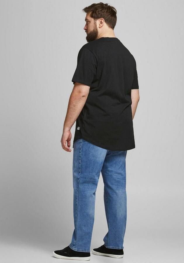 Jack & Jones PlusSize T-shirt NOA TEE met een afgeronde zoom t m maat 6xl - Foto 8