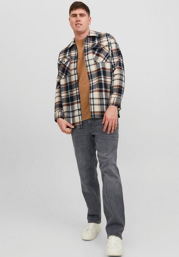 Jack & Jones PlusSize Tapered jeans JJIMIKE met slijtage effecten en functionele zakken - Foto 6