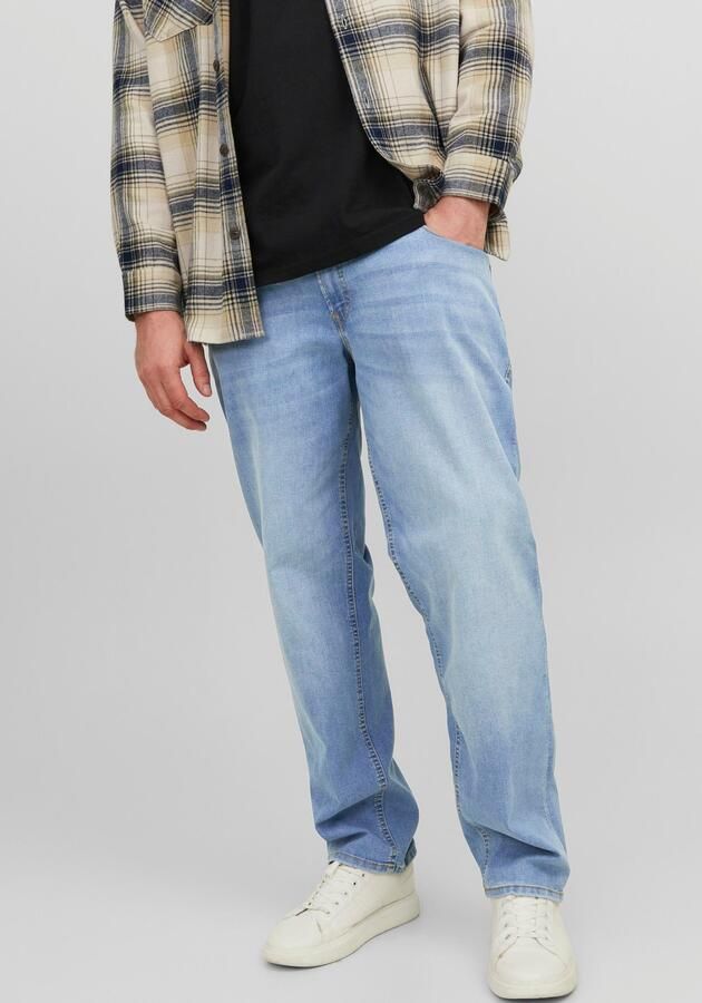 Jack & Jones PlusSize Tapered jeans JJIMIKE met slijtage effecten en functionele zakken - Foto 9