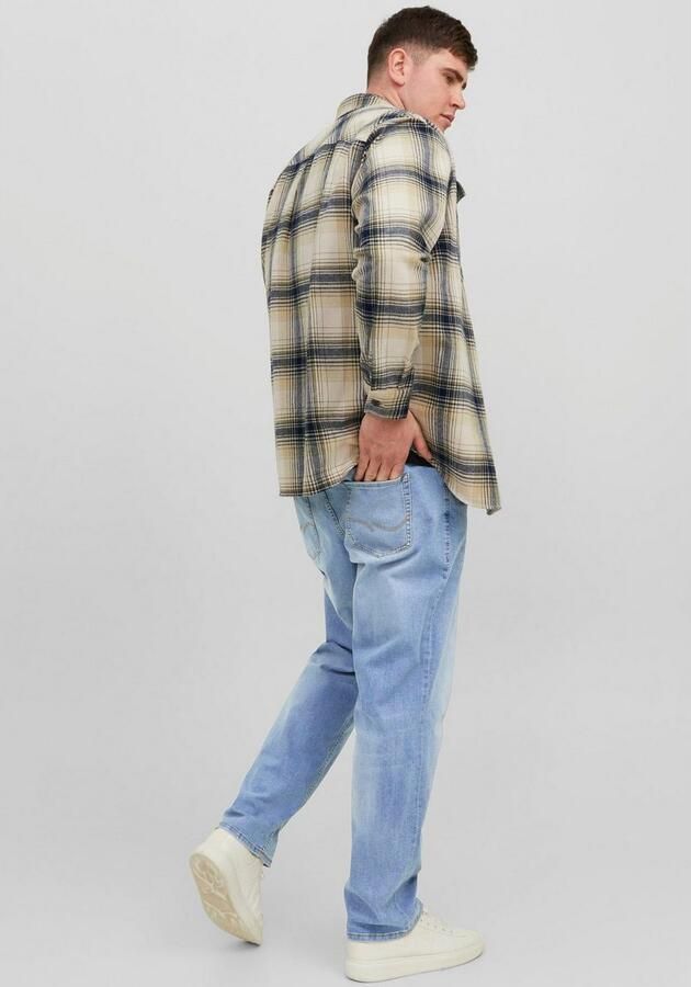 Jack & Jones PlusSize Tapered jeans JJIMIKE met slijtage effecten en functionele zakken - Foto 5