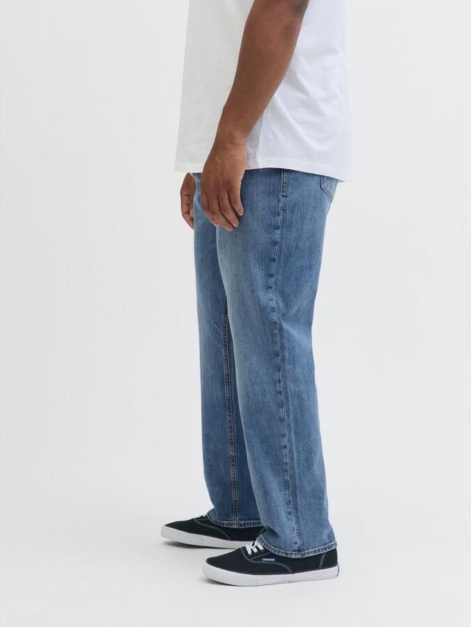JACK & JONES PLUS SIZE JJIMIKE JJORIGINAL tapered jeans blue denim - Foto 4