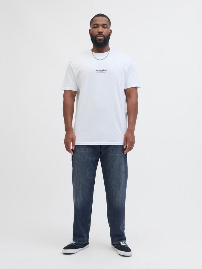 JACK & JONES PLUS SIZE JJIMIKE JJORIGINAL tapered jeans blue denim - Foto 8