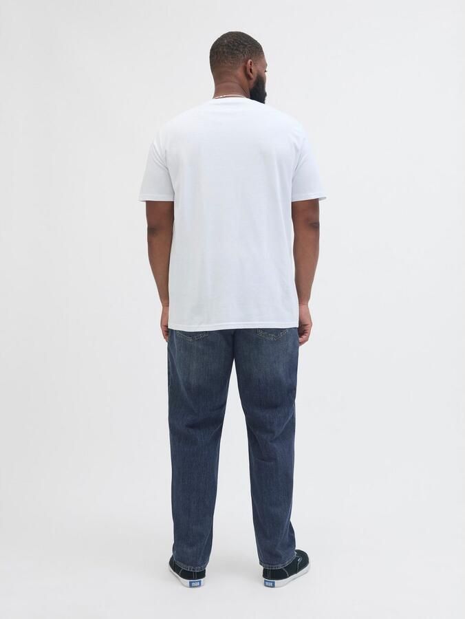 JACK & JONES PLUS SIZE JJIMIKE JJORIGINAL tapered jeans blue denim - Foto 9