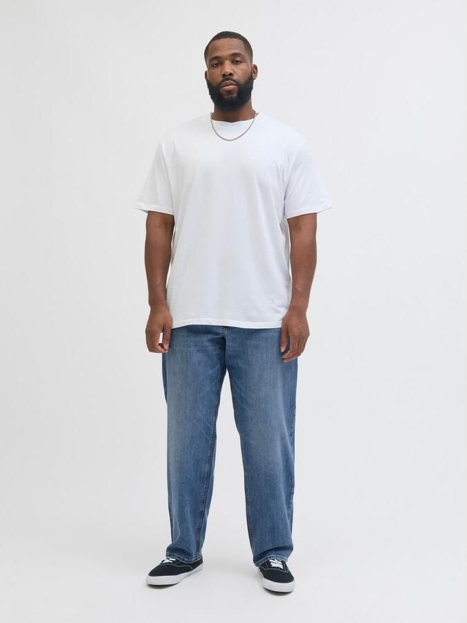 JACK & JONES PLUS SIZE JJIMIKE JJORIGINAL tapered jeans blue denim - Foto 6