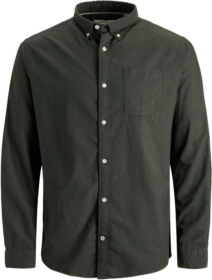 Jack & Jones PlusSize Overhemd met lange mouwen JJ JJEOXFORD SHIRT L S