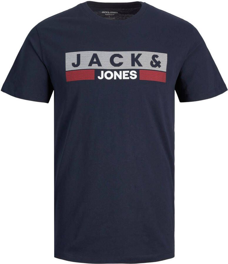 Jack & Jones PlusSize Shirt met ronde hals JJECORP LOGO TEE SS O-NECK NOOS PLS