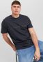 JACK & JONES PLUS SIZE oversized T-shirt JJESTAR Plus Size met logo donkerblauw - Thumbnail 3