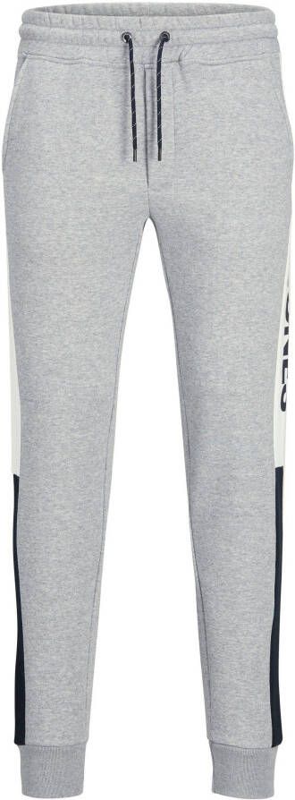 Jack & Jones Plus SIZE sweatpants met labeldetails model 'Will'