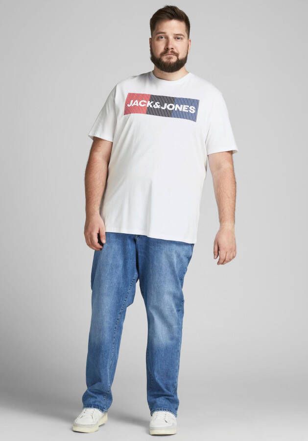 Jack & Jones PlusSize T-shirt CORP LOGO TEE T m maat 6XL