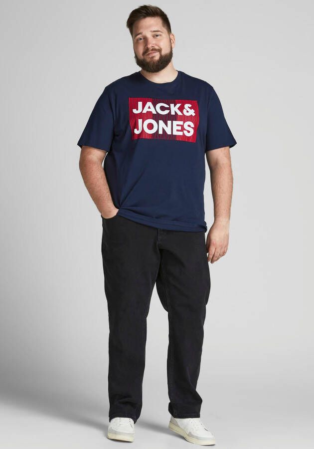 Jack & Jones PlusSize T-shirt CORP LOGO TEE T m maat 6XL