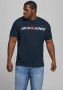JACK & JONES PLUS SIZE T-shirt JJECORP Plus Size met logo donkerblauw - Thumbnail 2