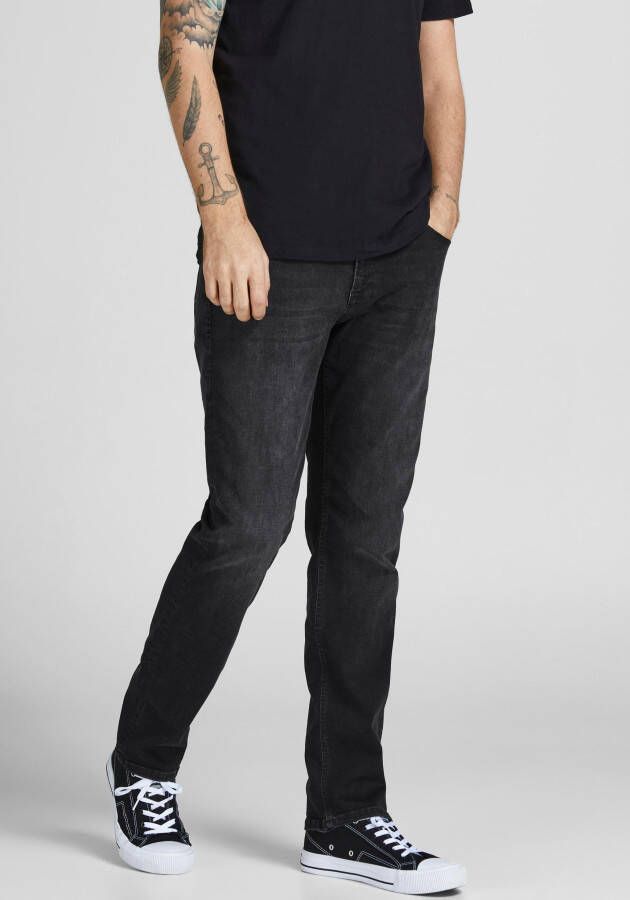 JACK & JONES JEANS INTELLIGENCE regular fit jeans JJICLARK JJORIGINAL JOS 201 black denim