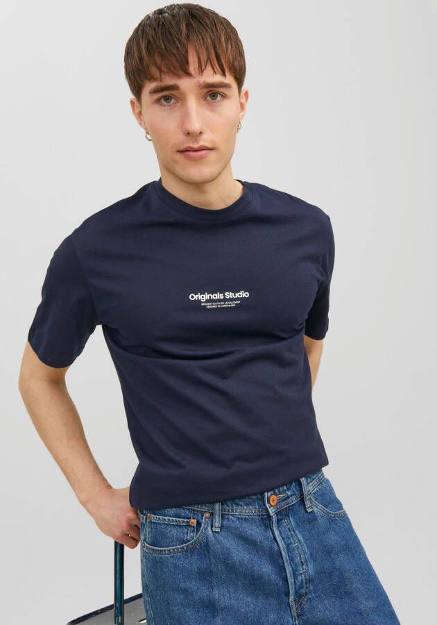 Jack & Jones Shirt met ronde hals JORVESTERBRO TEE SS CREW NECK NOOS