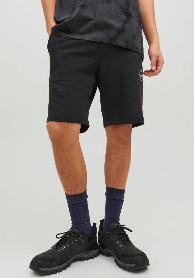 JACK & JONES PANTS STUDIO regular fit short JPSTSHARK black