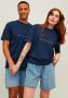 JACK & JONES ORIGINALS T-shirt JORCOPENHAGEN met tekst navy blazer - Thumbnail 2