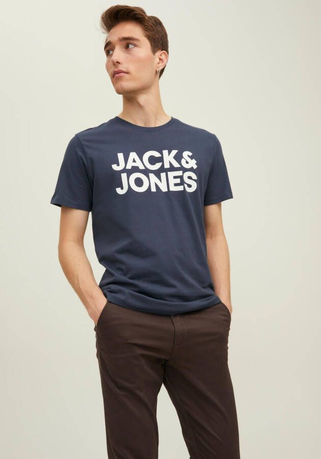 Jack & Jones T-shirt CORP LOGO TEE met logoprint