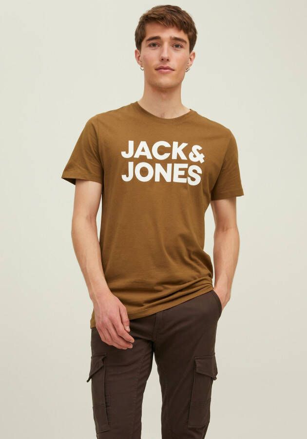 Jack & Jones T-shirt CORP LOGO TEE met logoprint
