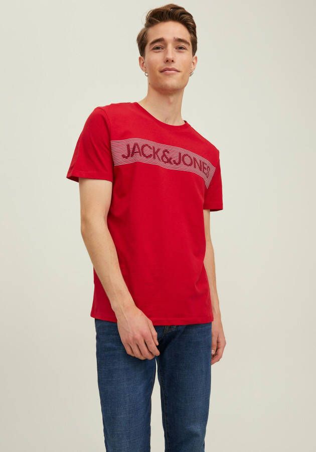 Jack & Jones T-shirt CORP LOGO TEE met logoprint