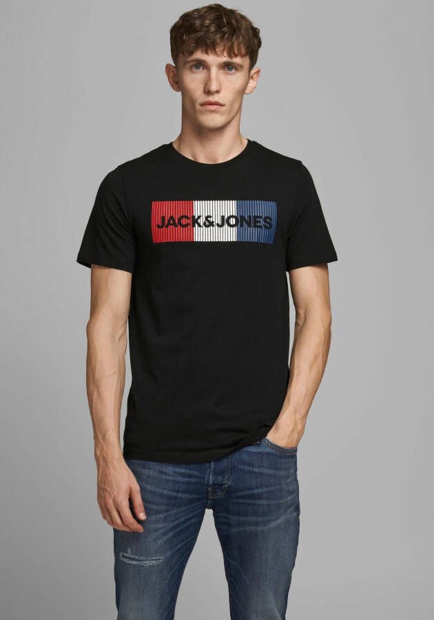 Jack & Jones T-shirt CORP LOGO TEE met logoprint