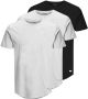 Jack & Jones Shirt met ronde hals JJENOA TEE SS CREW NECK 3PK MP NOOS (3-delig Set van 3) - Thumbnail 2