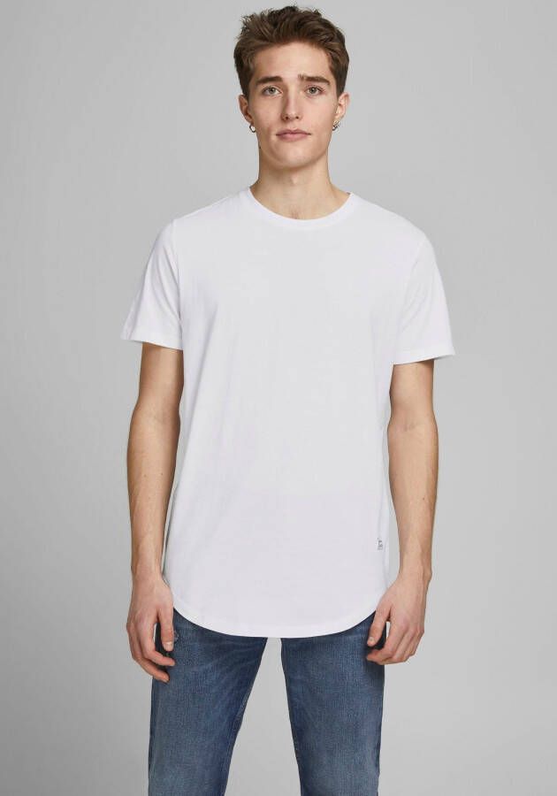 Jack & jones T-shirt met afgeronde zoom model 'ENOA'